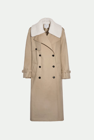 Trenchcoat aus Baumwolle