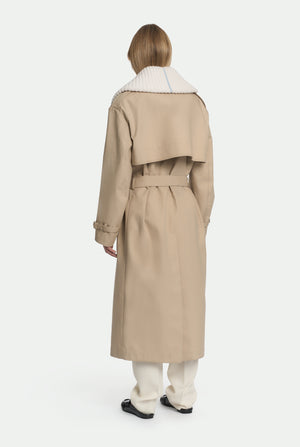 Trenchcoat aus Baumwolle