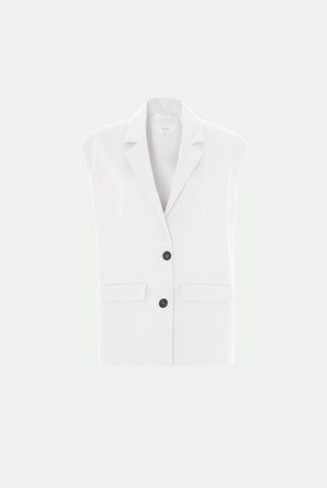 Cotton sleeveless jacket
