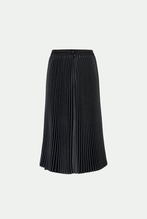 Pleated skirt with airbrushed print
