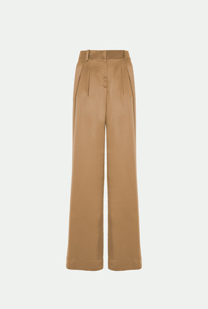 Satin trousers