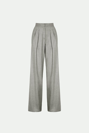 Virgin wool blend trousers