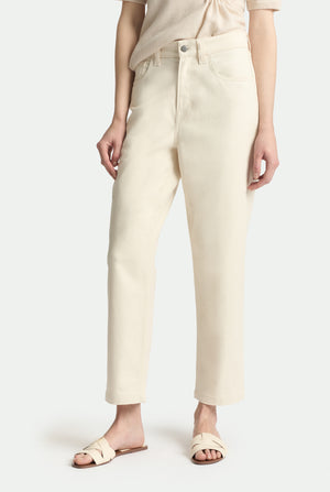 Hose aus Kaschmir-Denim und Baumwolle