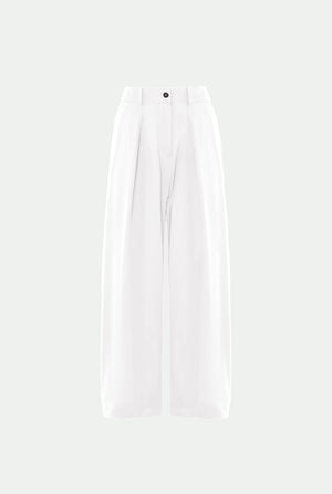 Stretch cotton trousers