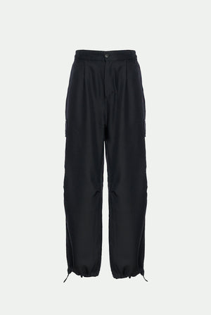 Pantalon cargo en soie
