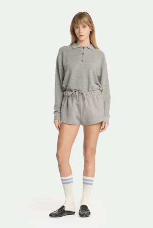 Shorty en cachemire et laine vierge