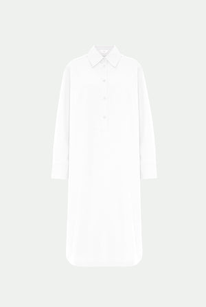 Cotton shirt dress
