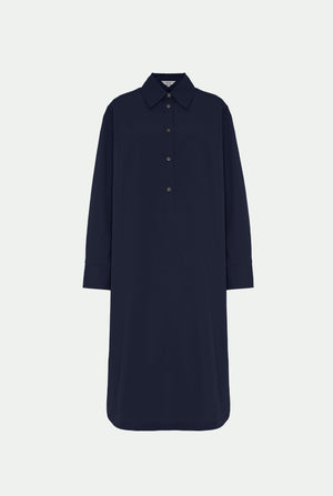 Cotton shirt dress