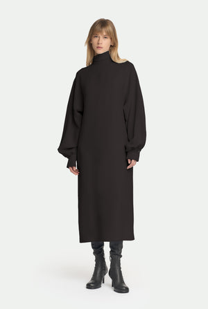 Dress in mixed viscose