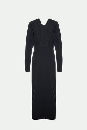 Dress in mixed viscose