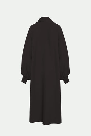 Dress in mixed viscose