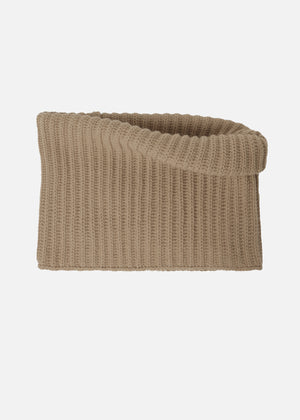 Scaldacollo in cashmere da donna nel colore beige