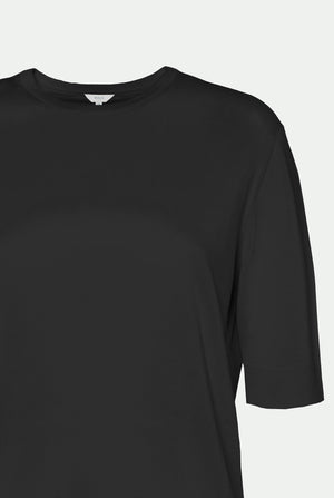 Maglia girocollo in cashmere seta