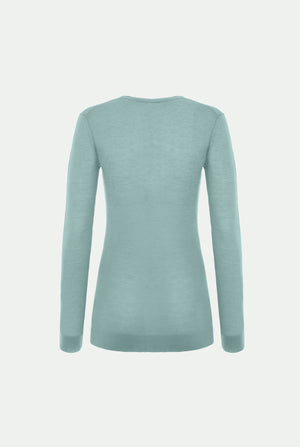 Rundhalspullover aus ultra-fine Cashmere