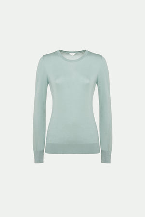 Cashmere and silk crewneck