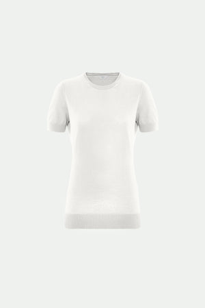 Rundhalpullover aus Makò-Baumwolle