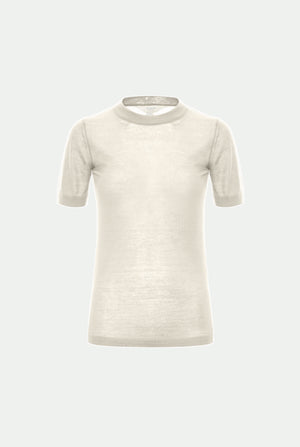 Maglia girocollo in ultra-fine cashmere