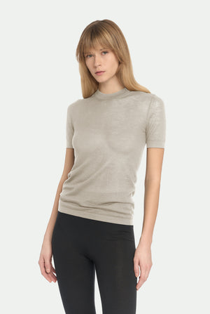 Crew neck in luxury cashmere