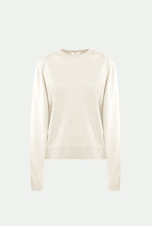 Crew neck in cashmere silk
