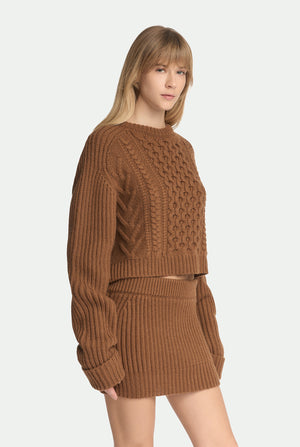 Maglia girocollo in cashmere