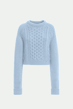 Maglia girocollo in luxury cashmere