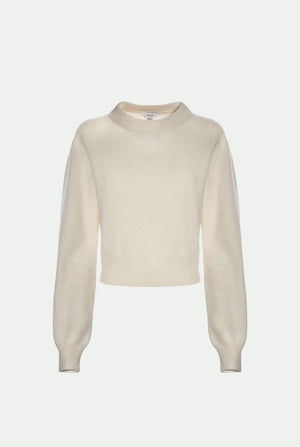 Maglia girocollo in luxury cashmere
