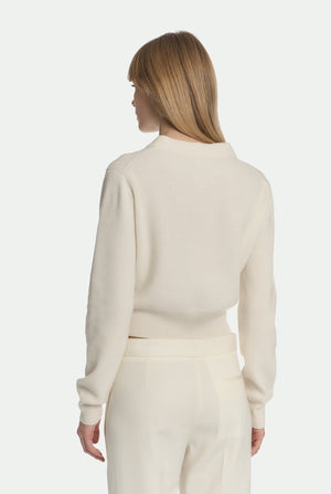 Maglia girocollo in luxury cashmere