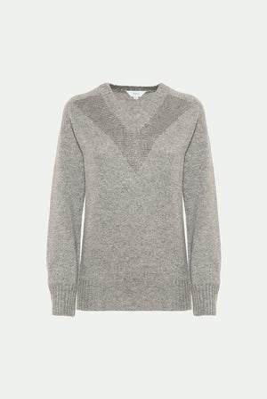 Luxury cashmere V-neck