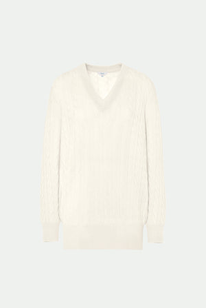 Luxury cashmere V-neck