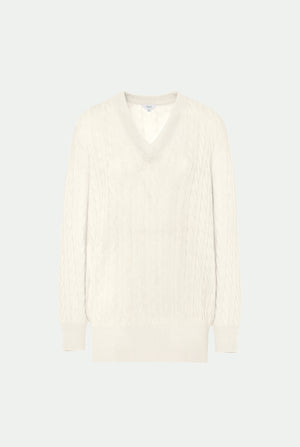 Luxury cashmere V-neck