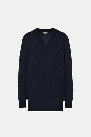 Luxury cashmere V-neck