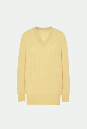 Luxury cashmere V-neck