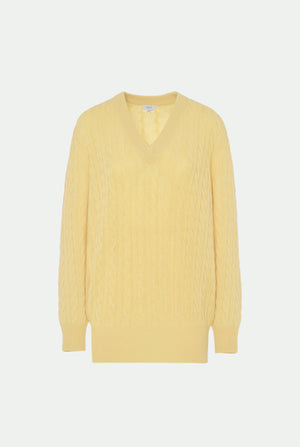 Luxury cashmere V-neck