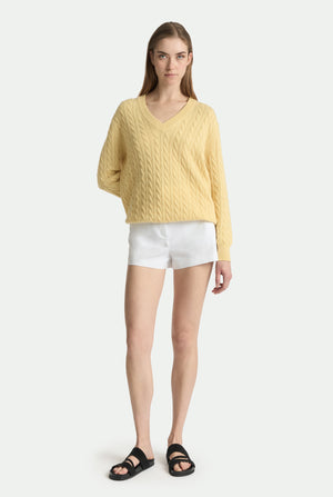 Luxury cashmere V-neck