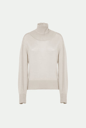 Cashmere high-neck sweater