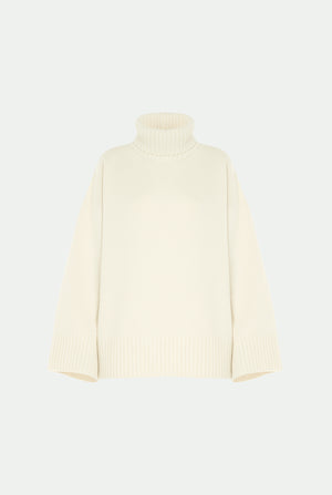 Cashmere high-neck sweater