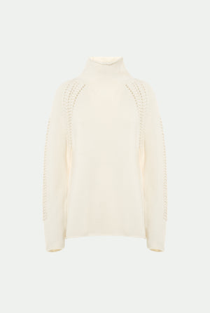 Cashmere high-neck sweater