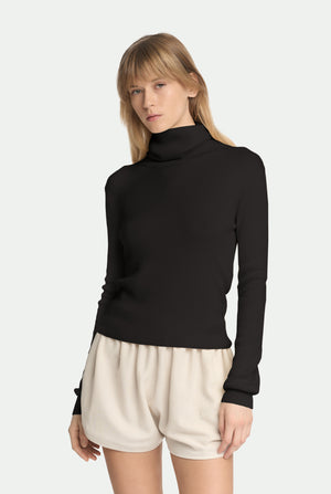 Rollkragenpullover aus Kaschmir und Seide