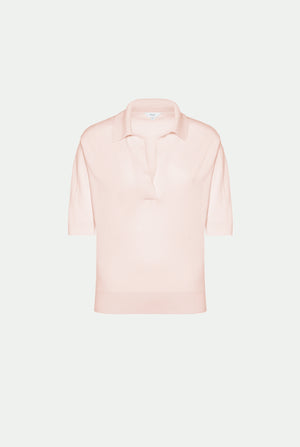 Polo in cashmere silk