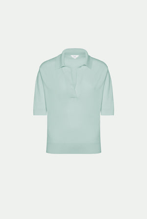 Polo in cashmere silk