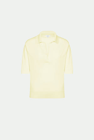 Polo in cashmere silk