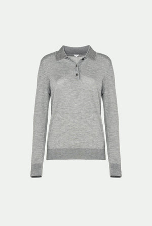 Cashmere and silk polo