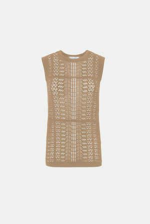 Makò cotton tank top