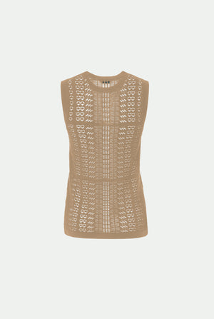 Makò cotton tank top