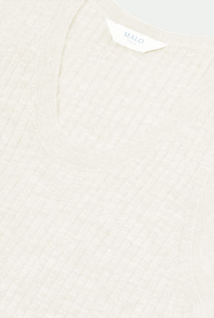 Canotta in ultra-fine cashmere