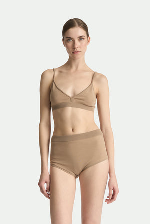 Büstier-Top aus Makò-Baumwolle