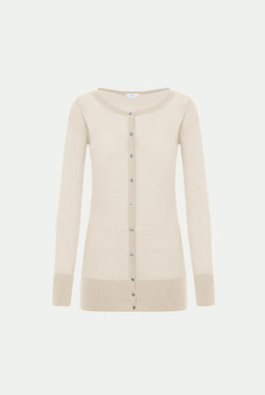 Ultra-fine cashmere cardigan