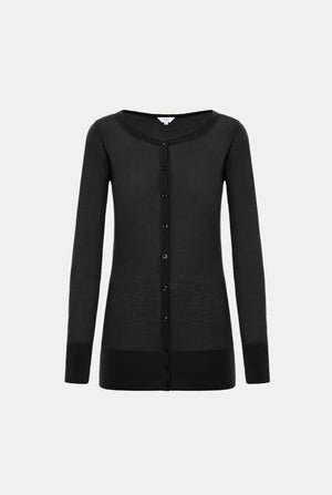 Ultra-fine cashmere cardigan