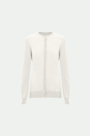 Cardigan aus Makò-Baumwolle