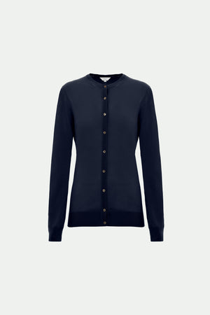 Cardigan aus Makò-Baumwolle